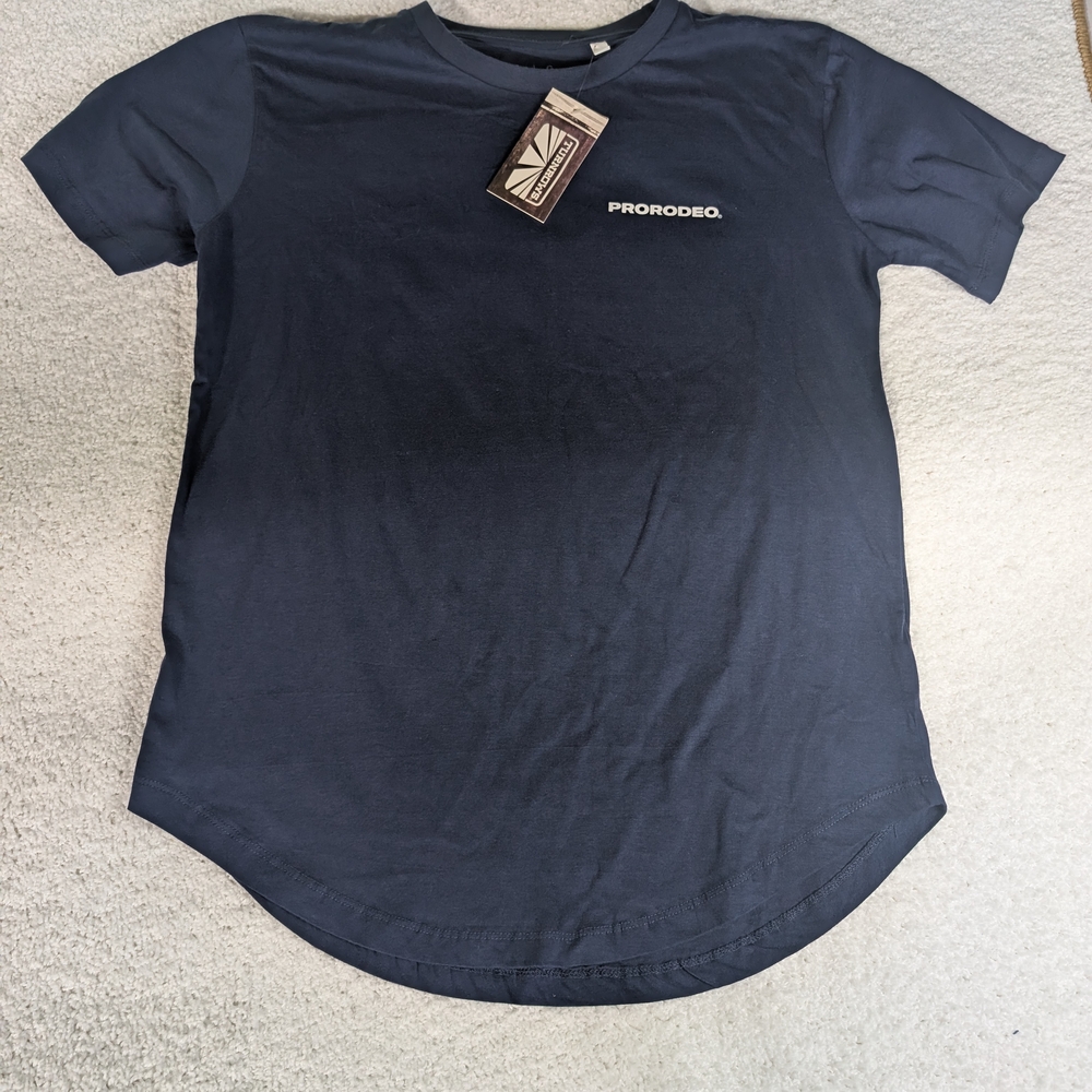 ProRodeo Unisex Navy Blue T-Shirt Size Large